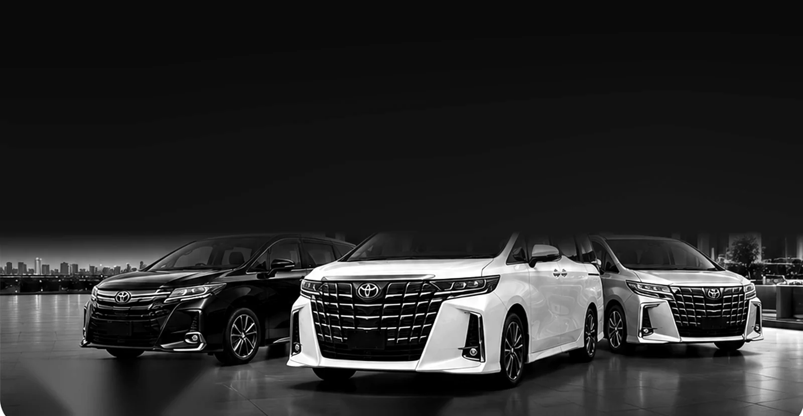 Barisan MPV import Jepun di ruang pameran premium